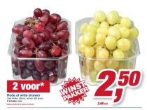 rode of witte druiven