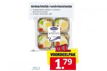 ambachtelijk rundvleesslaatje