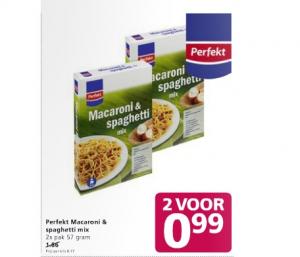 perfekt macaroni  spaghetti mix