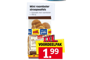 mini roomboter stroopwafels
