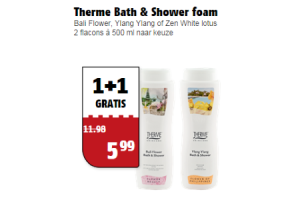 therme bath  shower foam