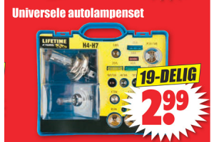 universele autolampenset