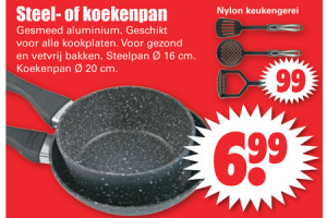 steel  of koekenpan