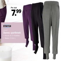 dames sportbroek