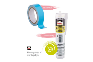 montagetape of montagelijm