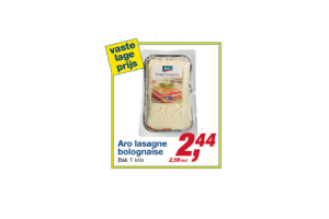 aro lasagne bolognaise