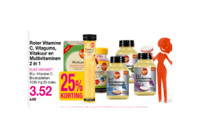 roter vitamine c vitagums vitakuur en multivitaminen 2 in 1