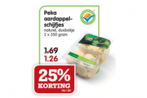 peka aardappelschijfjes