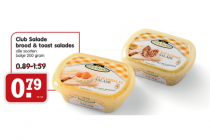 club salade brood  toast salades