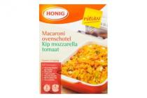 honig macaroni ovenschotel kip mozzarella tomaat