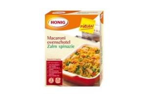 honig macaroni ovenschotel zalm spinazie