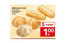 deen afbakbroodje of petit pain