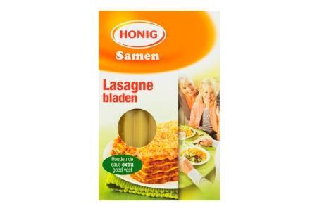 honig samen lasagnebladen