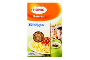 honig samen schelpjes