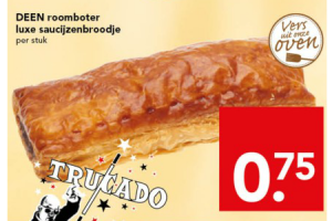 deen roomboter luxe saucijzenbroodje