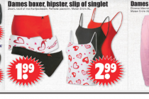 dames singlet