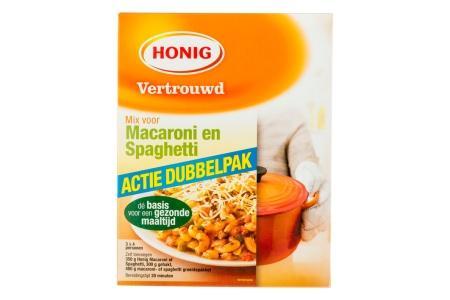 honig vertrouwd mix voor macaroni en spaghetti dubbelpak