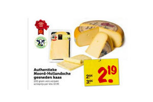 authentieke noord hollandsche gesneden kaas