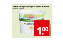 biologische magere kwark naturel