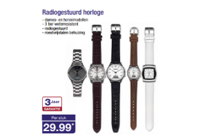 radiogestuurd horloge