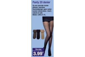 panty 20 denier