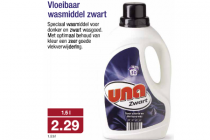 una vloeibaar wasmiddel zwart