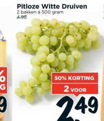 pitloze witte druiven