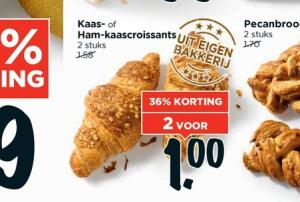kaas  of ham kaascroissants