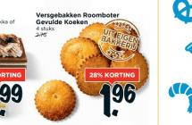 versgebakken roomboter gevulde koeken