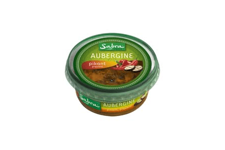 sabra houmous aubergine pikant
