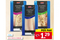 gerookte forelfilet