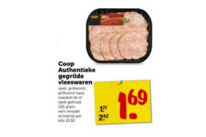 coop authentieke gegrilde vleeswaren