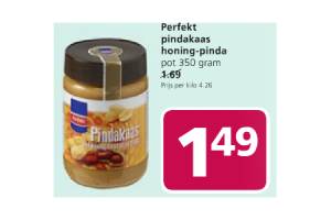 perfekt pindakaas honing pinda