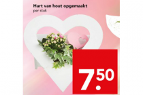 hart van hout opgemaakt