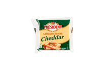 president sandwich slices cheddar