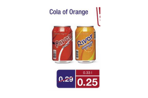 river cola of orange