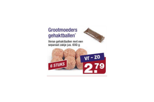 grootmoeders gehaktballen