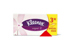 kleenex tissues 3 pack