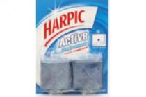 harpic active blue freshener block