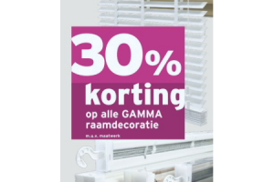 gamma raamdecoratie