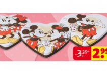 disneyhart gevuld met chocolade