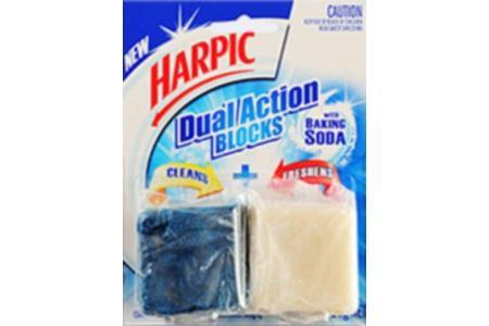harpic dual action blocks