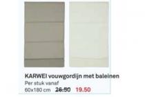 karwei vouwgordijn met baleinen