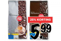 vomar espressobonen