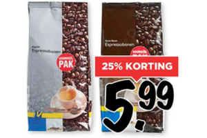 vomar espressobonen