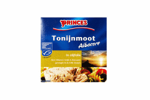 princes tonijnmoot albacore in olijfolie msc