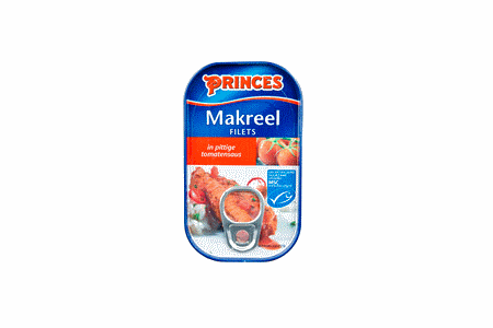 princes makreel filets in pittige tomatensaus