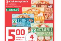krokante pizzas