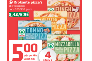 krokante pizzas