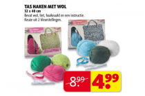 tas haken met wol